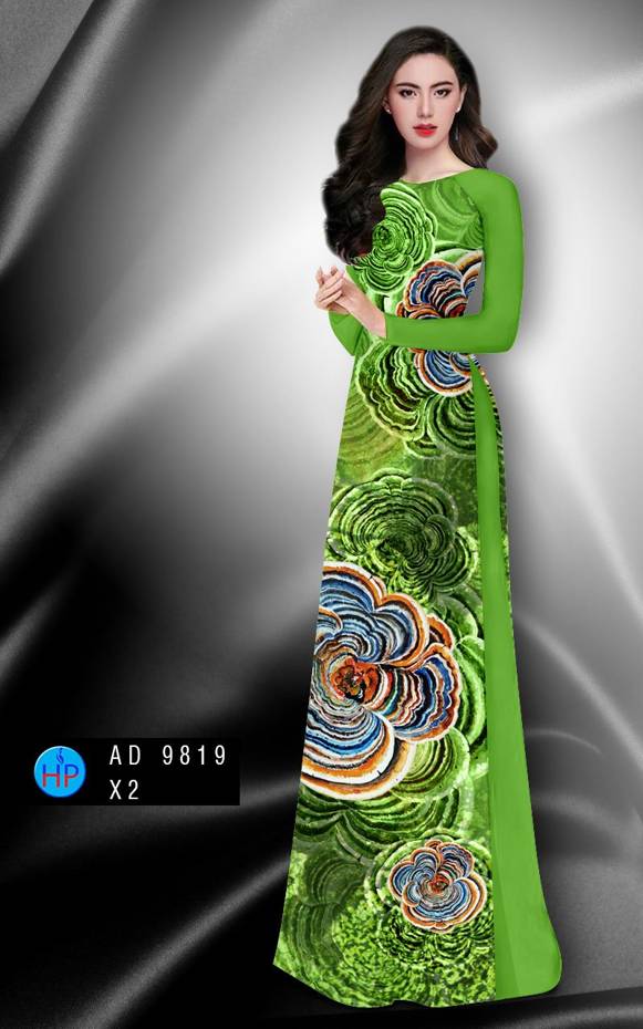Vải Áo Dài Hoa Văn Độc Đáo AD 9819 48 Vải Áo Dài Hoa Văn Độc Đáo AD 9819