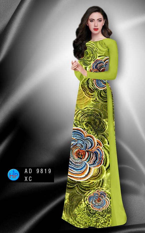 Vải Áo Dài Hoa Văn Độc Đáo AD 9819 49 Vải Áo Dài Hoa Văn Độc Đáo AD 9819