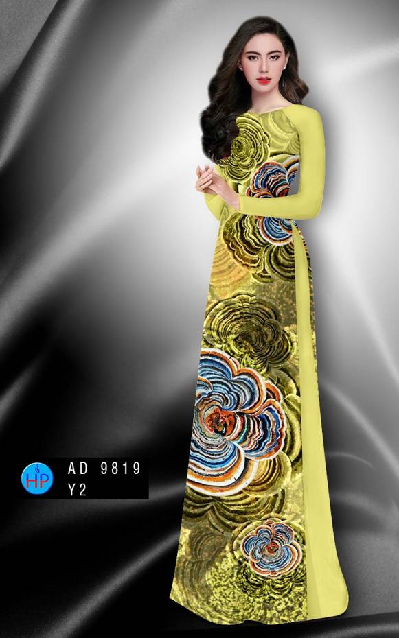 Vải Áo Dài Hoa Văn Độc Đáo AD 9819 50 Vải Áo Dài Hoa Văn Độc Đáo AD 9819
