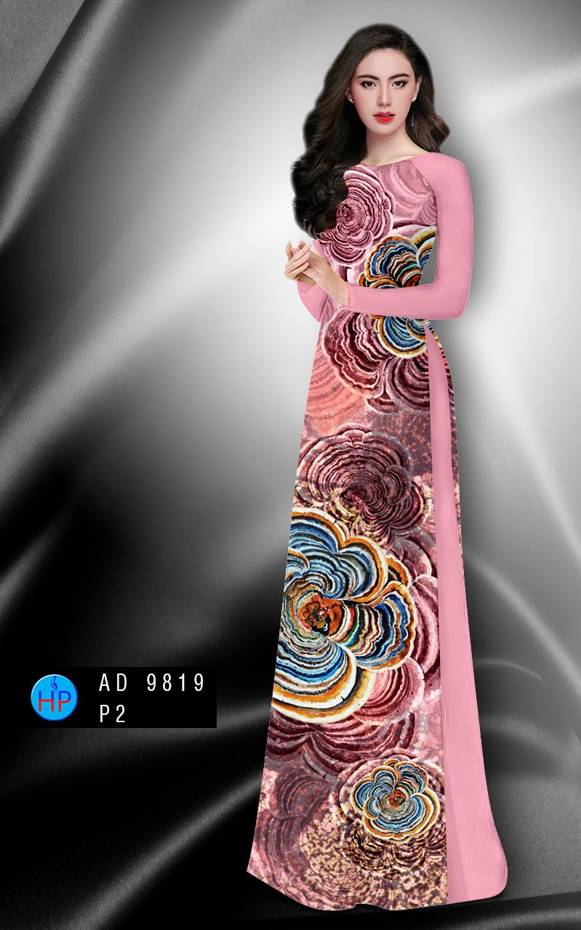 Vải Áo Dài Hoa Văn Độc Đáo AD 9819 51 Vải Áo Dài Hoa Văn Độc Đáo AD 9819
