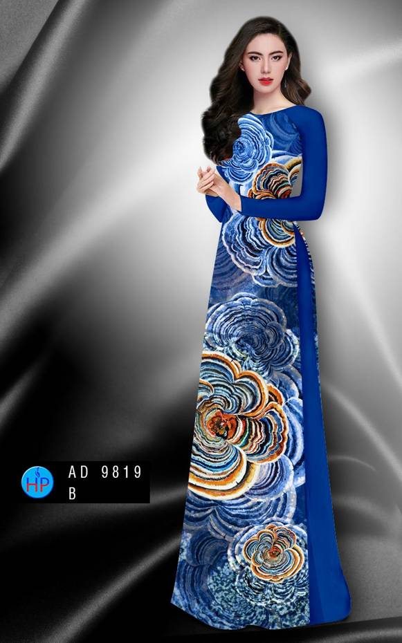 Vải Áo Dài Hoa Văn Độc Đáo AD 9819 52 Vải Áo Dài Hoa Văn Độc Đáo AD 9819