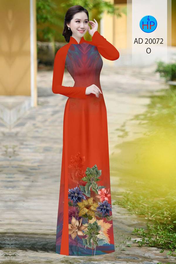Vải Áo Dài Hoa In 3D Kiểu Mới AD 20072 39 Vải Áo Dài Hoa In 3D Kiểu Mới AD 20072
