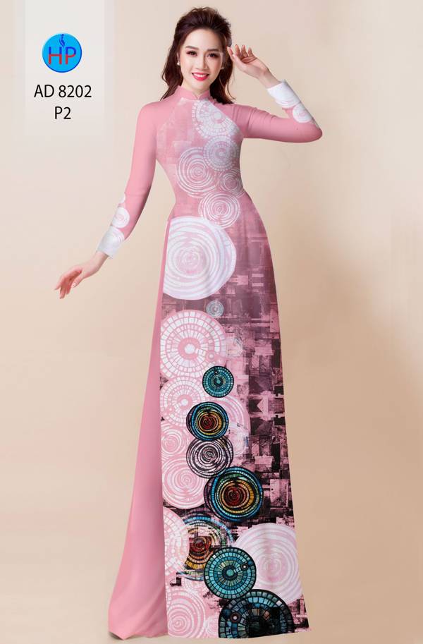 Vải Áo Dài Hoa Văn Độc Đáo AD 8202