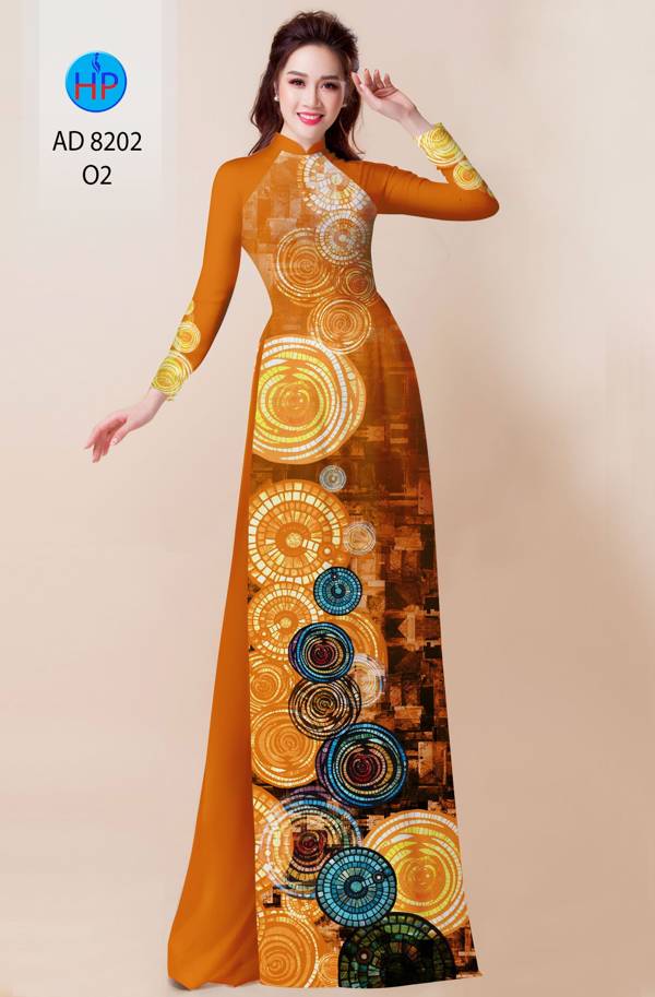 Vải Áo Dài Hoa Văn Độc Đáo AD 8202