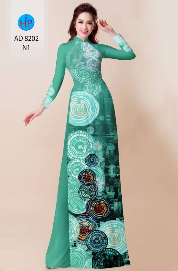 Vải Áo Dài Hoa Văn Độc Đáo AD 8202