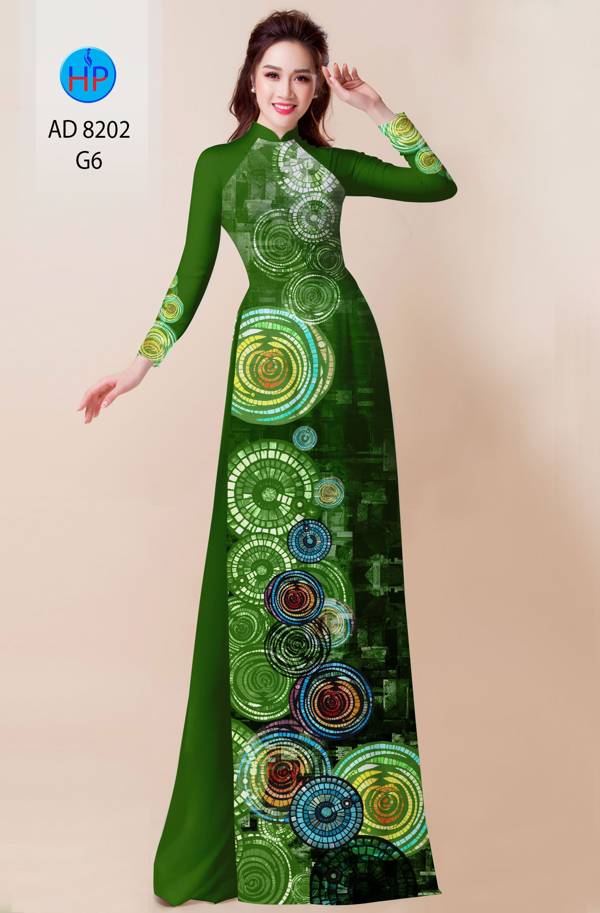 Vải Áo Dài Hoa Văn Độc Đáo AD 8202