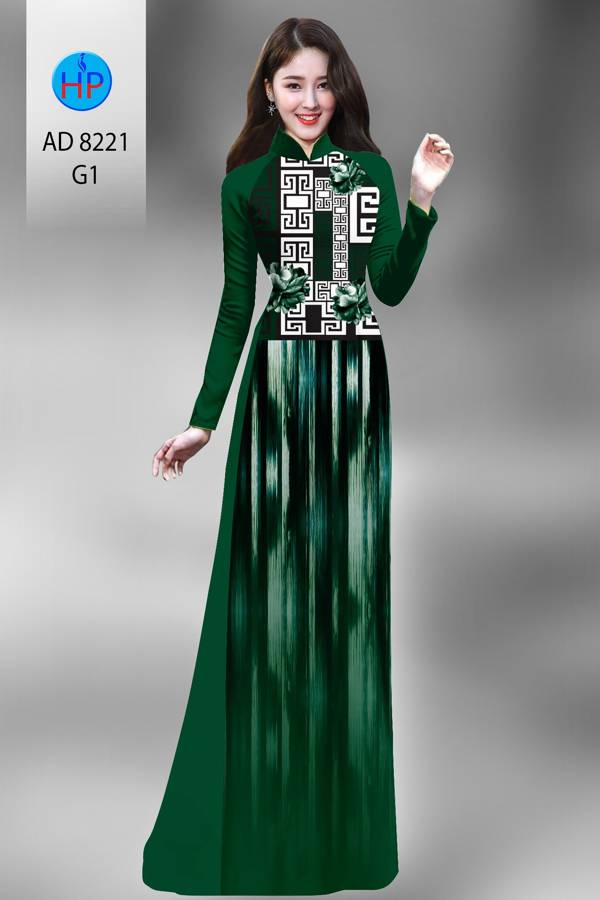Vải Áo Dài Hoa Văn Thiết Kế 2021 AD 8221