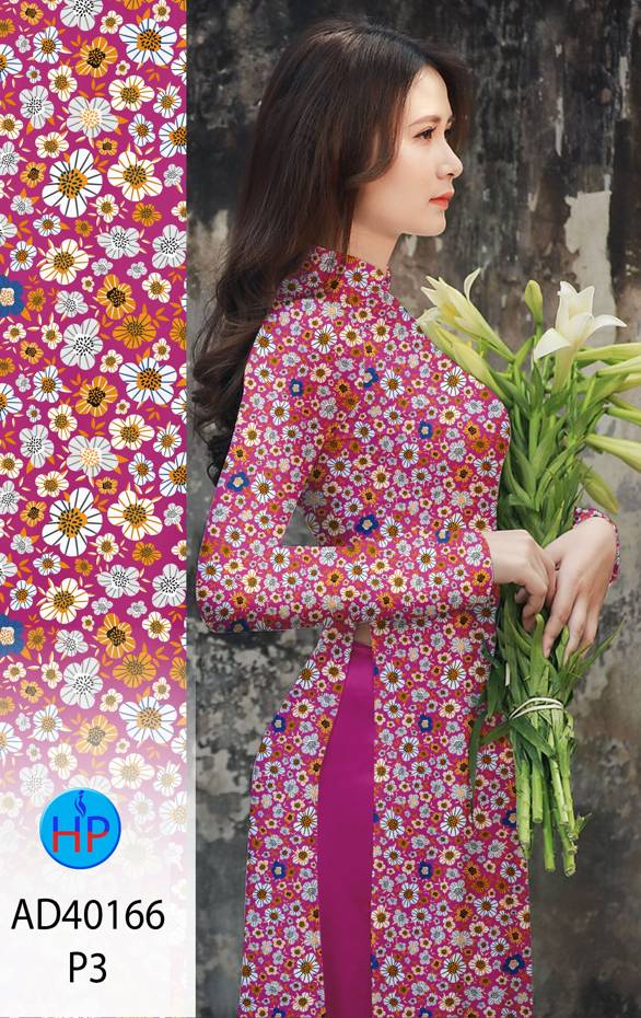 Vải Áo Dài Hoa Nhí Thiết Kế 2021 AD 40166 37 Vải Áo Dài Hoa Nhí Thiết Kế 2021 AD 40166