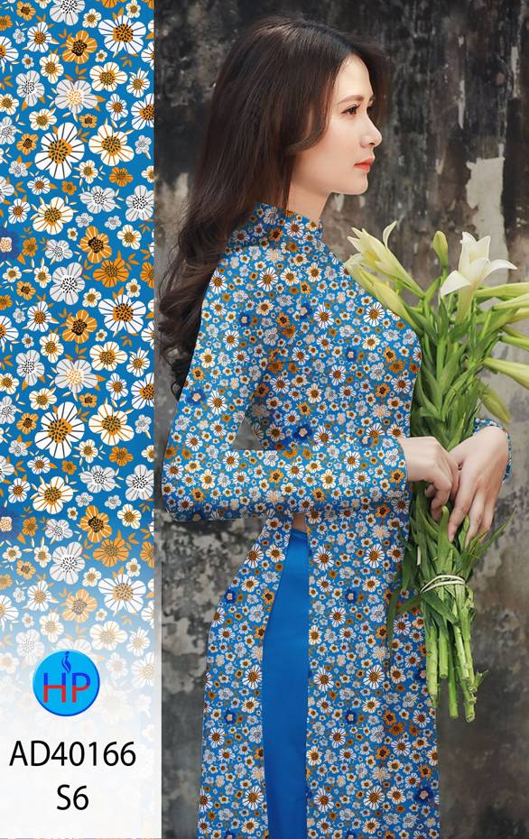 Vải Áo Dài Hoa Nhí Thiết Kế 2021 AD 40166 41 Vải Áo Dài Hoa Nhí Thiết Kế 2021 AD 40166