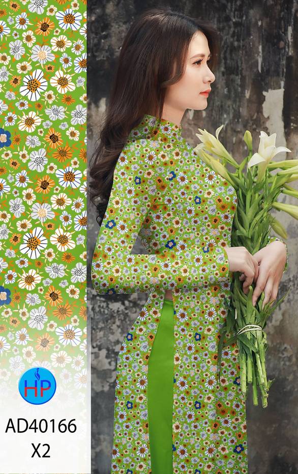 Vải Áo Dài Hoa Nhí Thiết Kế 2021 AD 40166 48 Vải Áo Dài Hoa Nhí Thiết Kế 2021 AD 40166