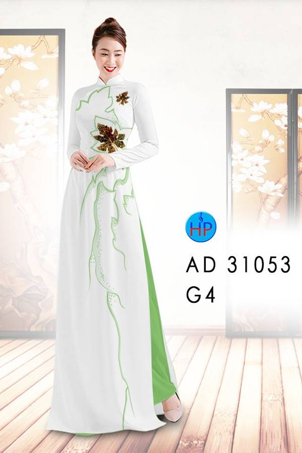 Vải Áo Dài Hình Lá Thiết Kế 2021 AD 31053 37 Vải Áo Dài Hình Lá Thiết Kế 2021 AD 31053