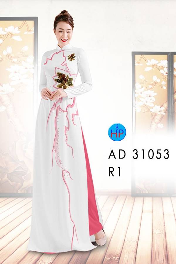 Vải Áo Dài Hình Lá Thiết Kế 2021 AD 31053 41 Vải Áo Dài Hình Lá Thiết Kế 2021 AD 31053