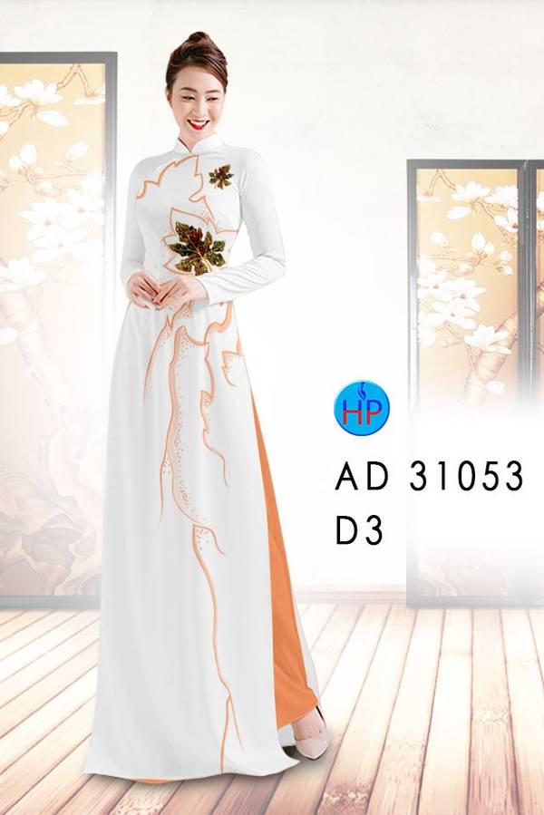 Vải Áo Dài Hình Lá Thiết Kế 2021 AD 31053 46 Vải Áo Dài Hình Lá Thiết Kế 2021 AD 31053