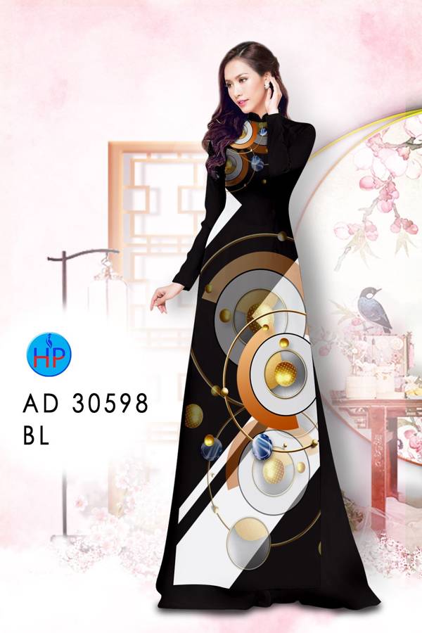 Vải Áo Dài Hoa Văn Vừa Ra  AD 30598