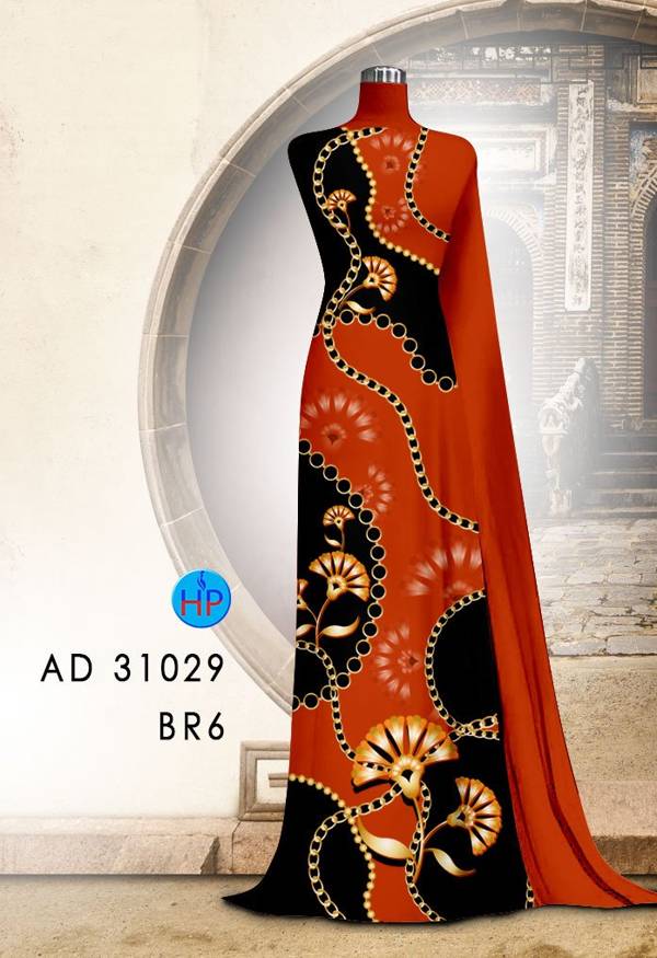 Vải Áo Dài Hoa Văn Mới Ra AD 31029