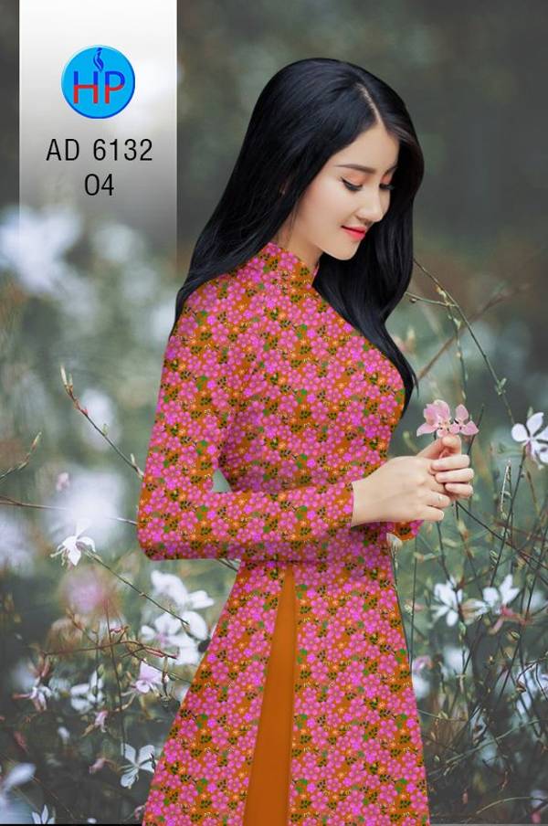 Vải Áo Dài Hoa Nhí Độc Đáo AD 6132 47 Vải Áo Dài Hoa Nhí Độc Đáo AD 6132