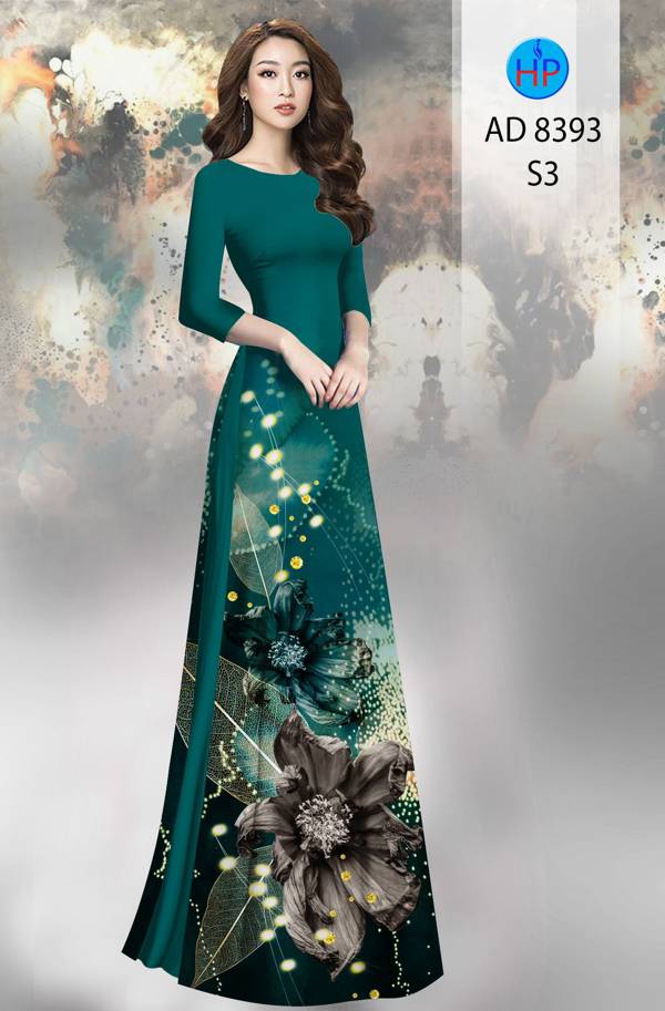 Vải Áo Dài Hoa Cúc Thiết Kế 2021 AD 8393 42 Vải Áo Dài Hoa Cúc Thiết Kế 2021 AD 8393