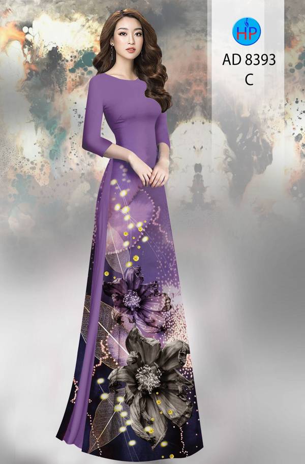 Vải Áo Dài Hoa Cúc Thiết Kế 2021 AD 8393 47 Vải Áo Dài Hoa Cúc Thiết Kế 2021 AD 8393