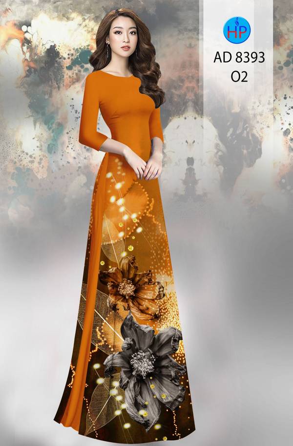 Vải Áo Dài Hoa Cúc Thiết Kế 2021 AD 8393 51 Vải Áo Dài Hoa Cúc Thiết Kế 2021 AD 8393