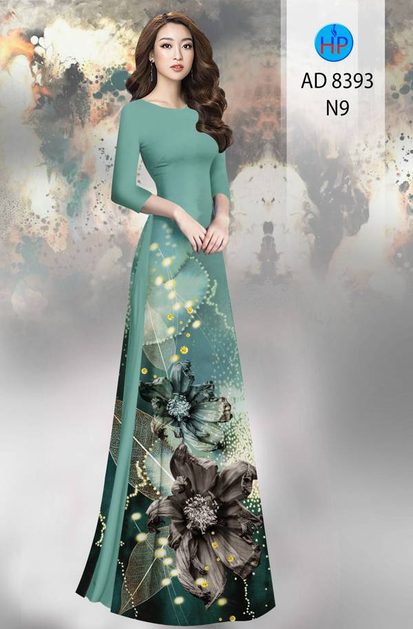 Vải Áo Dài Hoa Cúc Thiết Kế 2021 AD 8393 53 Vải Áo Dài Hoa Cúc Thiết Kế 2021 AD 8393