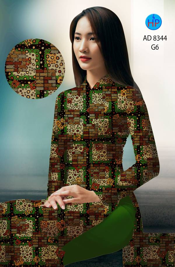 Vải Áo Dài Hoa Văn Mới Ra AD 8344 38 Vải Áo Dài Hoa Văn Mới Ra AD 8344