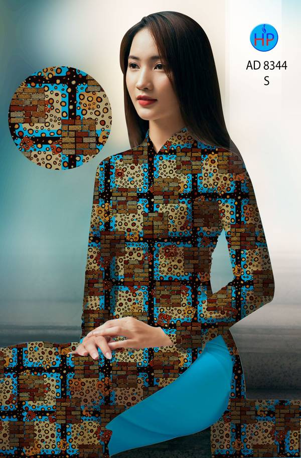 Vải Áo Dài Hoa Văn Mới Ra AD 8344 42 Vải Áo Dài Hoa Văn Mới Ra AD 8344