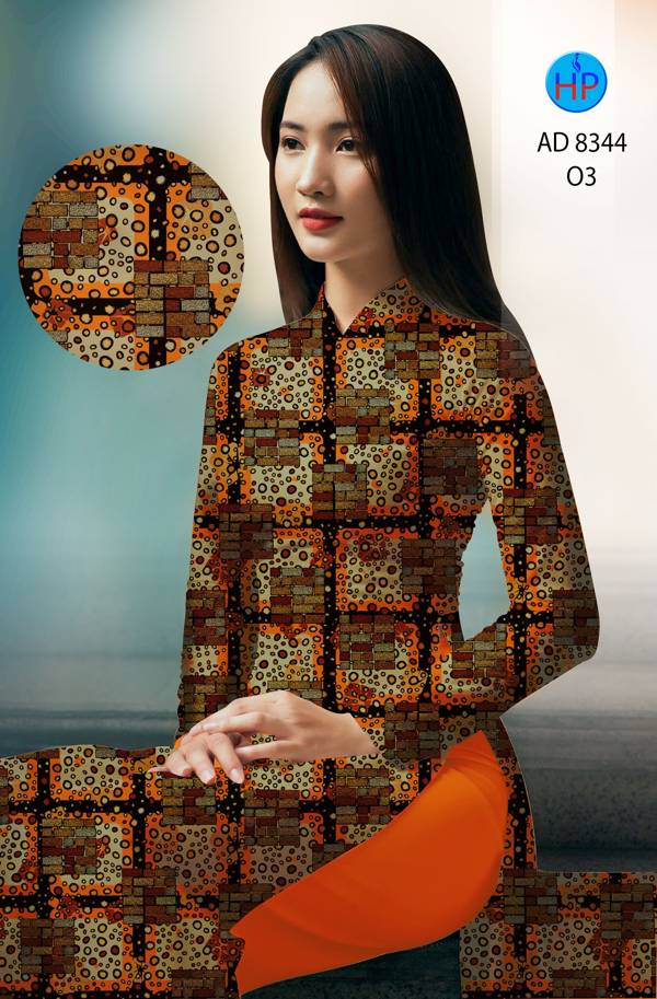 Vải Áo Dài Hoa Văn Mới Ra AD 8344 45 Vải Áo Dài Hoa Văn Mới Ra AD 8344