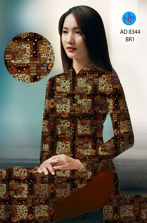 Vải Áo Dài Hoa Văn Mới Ra AD 8344 50 Vải Áo Dài Hoa Văn Mới Ra AD 8344