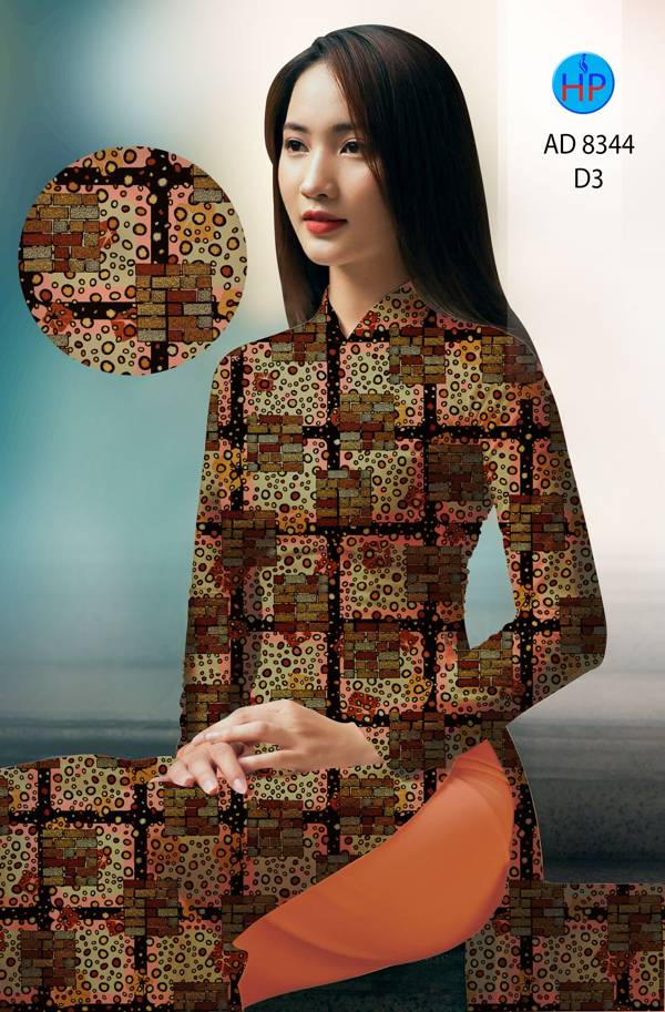 Vải Áo Dài Hoa Văn Mới Ra AD 8344 49 Vải Áo Dài Hoa Văn Mới Ra AD 8344