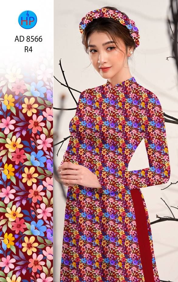 Vải Áo Dài Hoa Nhí Thiết Kế 2021 AD 8566 49 Vải Áo Dài Hoa Nhí Thiết Kế 2021 AD 8566