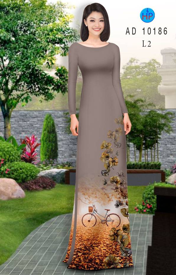 Vải Áo Dài Phong Cảnh Thiết Kế 2021 AD 10186 40 Vải Áo Dài Phong Cảnh Thiết Kế 2021 AD 10186
