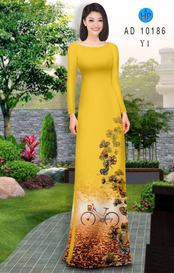 Vải Áo Dài Phong Cảnh Thiết Kế 2021 AD 10186 49 Vải Áo Dài Phong Cảnh Thiết Kế 2021 AD 10186