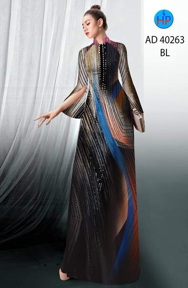 Vải Áo Dài Hoa Văn Độc Đáo AD 40263