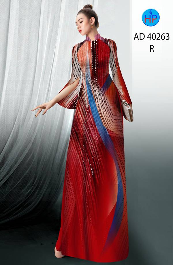 Vải Áo Dài Hoa Văn Độc Đáo AD 40263