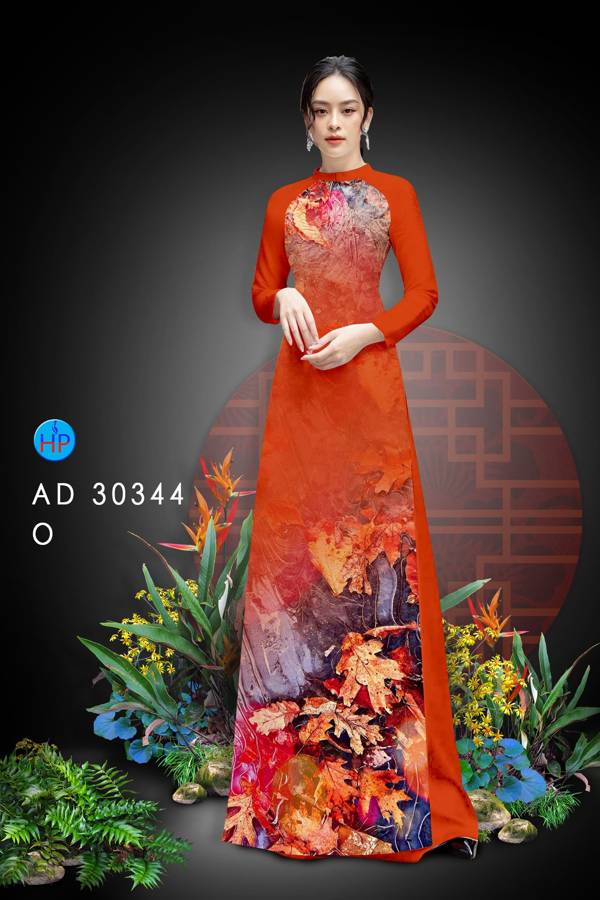 Vải Áo Dài Hoa In 3D Kiểu Mới AD 30344 39 Vải Áo Dài Hoa In 3D Kiểu Mới AD 30344