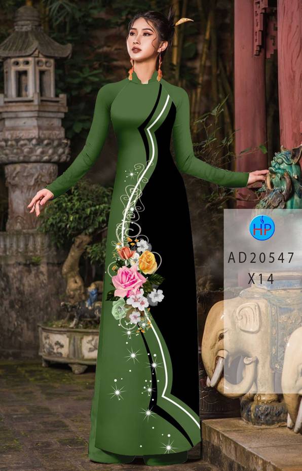 Vải Áo Dài Hoa Hồng Thiết Kế 2021 AD 20547 37 Vải Áo Dài Hoa Hồng Thiết Kế 2021 AD 20547