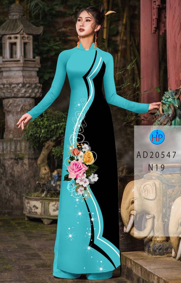 Vải Áo Dài Hoa Hồng Thiết Kế 2021 AD 20547 40 Vải Áo Dài Hoa Hồng Thiết Kế 2021 AD 20547