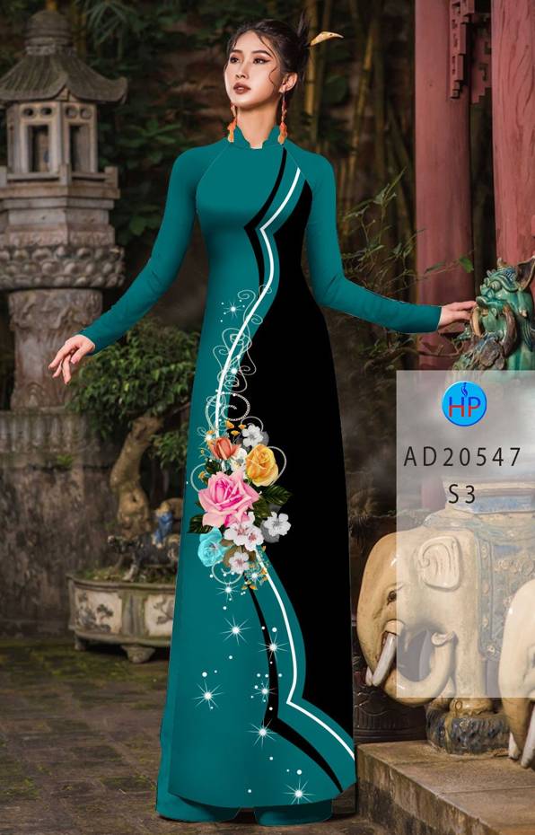 Vải Áo Dài Hoa Hồng Thiết Kế 2021 AD 20547 44 Vải Áo Dài Hoa Hồng Thiết Kế 2021 AD 20547