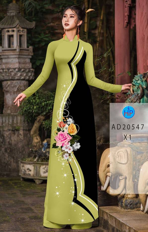 Vải Áo Dài Hoa Hồng Thiết Kế 2021 AD 20547 48 Vải Áo Dài Hoa Hồng Thiết Kế 2021 AD 20547