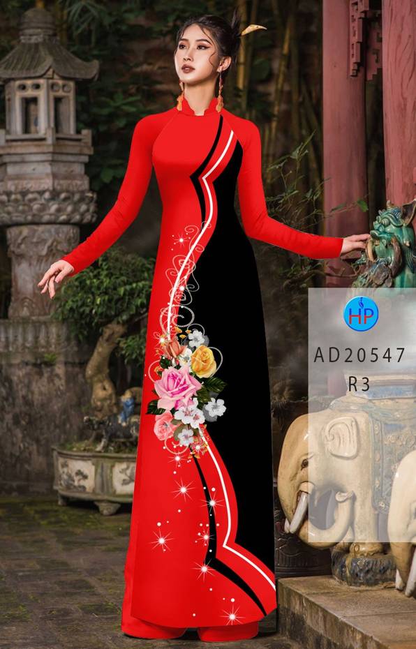 Vải Áo Dài Hoa Hồng Thiết Kế 2021 AD 20547 52 Vải Áo Dài Hoa Hồng Thiết Kế 2021 AD 20547
