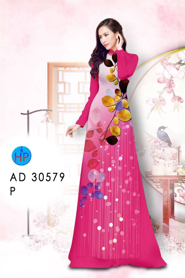 Vải Áo Dài Hoa In 3D Vừa Ra AD 30579 41 Vải Áo Dài Hoa In 3D Vừa Ra  AD 30579