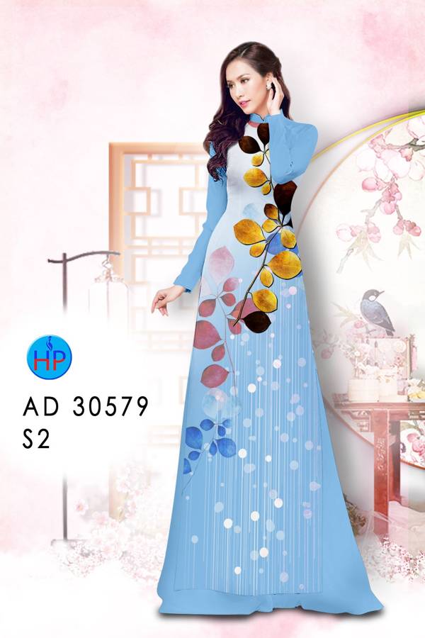 Vải Áo Dài Hoa In 3D Vừa Ra AD 30579 50 Vải Áo Dài Hoa In 3D Vừa Ra  AD 30579