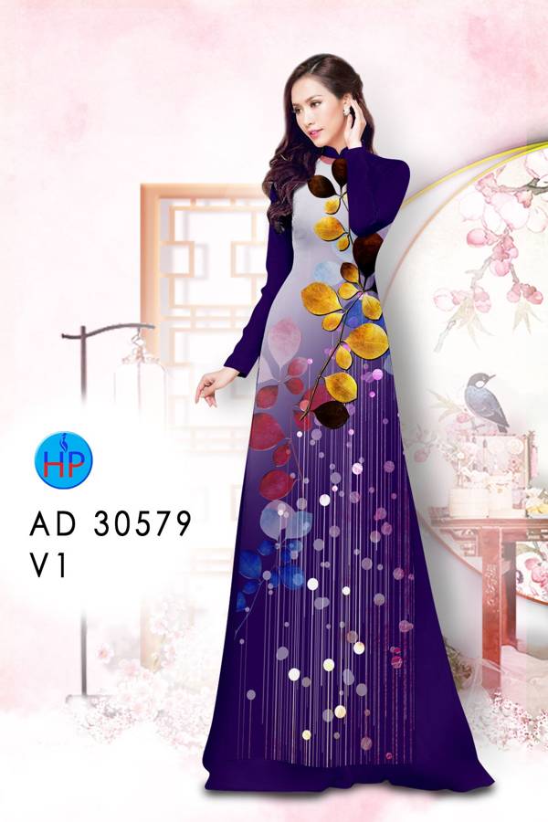 Vải Áo Dài Hoa In 3D Vừa Ra AD 30579 52 Vải Áo Dài Hoa In 3D Vừa Ra  AD 30579