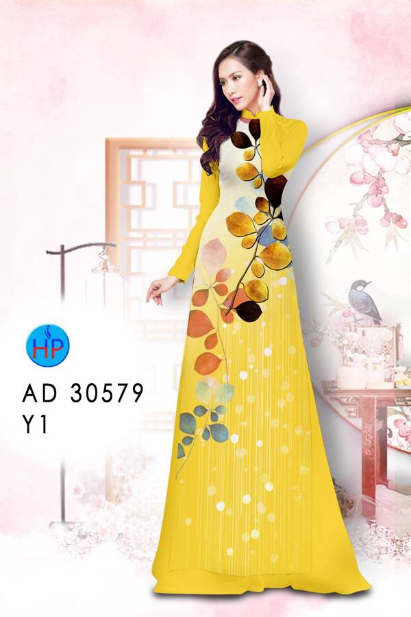 Vải Áo Dài Hoa In 3D Vừa Ra AD 30579 51 Vải Áo Dài Hoa In 3D Vừa Ra  AD 30579