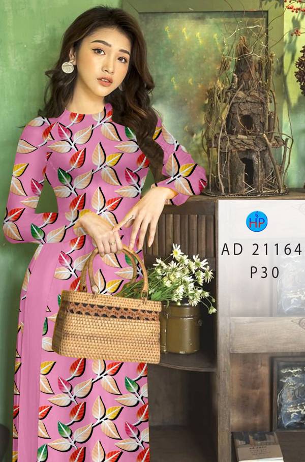 Vải Áo Dài In Hình Lá Thiết Kế 2021 AD 21164 39 Vải Áo Dài In Hình Lá Thiết Kế 2021 AD 21164