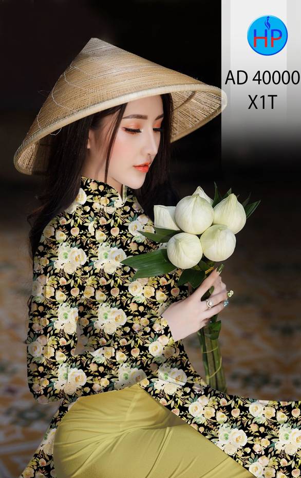 Vải Áo Dài Hoa Đều Thiết Kế 2021 AD 400000