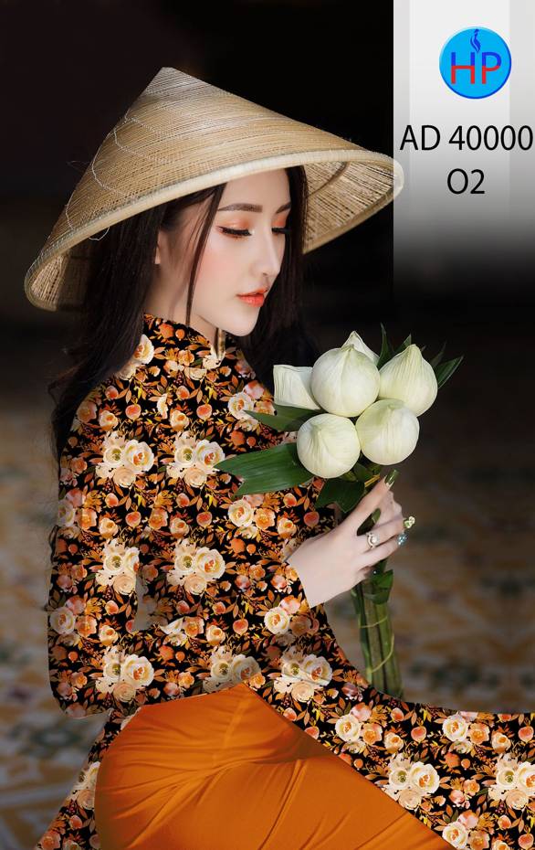 Vải Áo Dài Hoa Đều Thiết Kế 2021 AD 400000