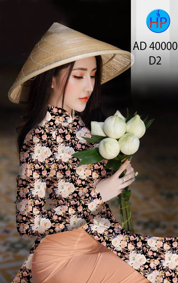 Vải Áo Dài Hoa Đều Thiết Kế 2021 AD 400000