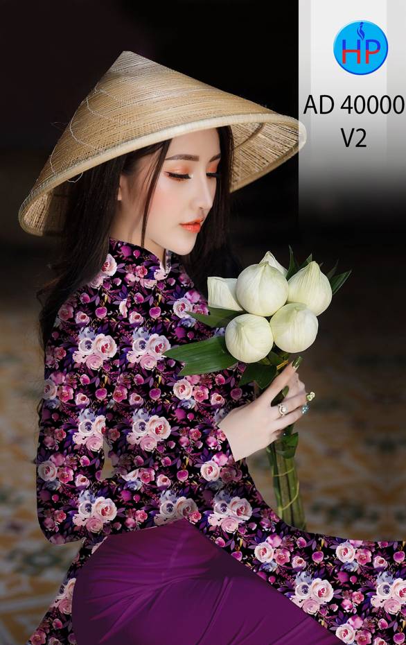 Vải Áo Dài Hoa Đều Thiết Kế 2021 AD 400000