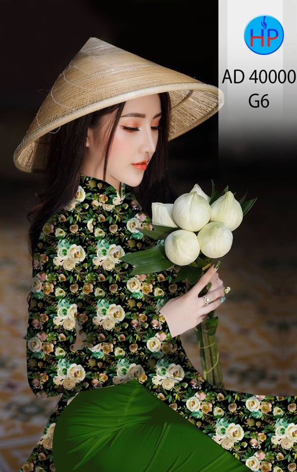Vải Áo Dài Hoa Đều Thiết Kế 2021 AD 400000